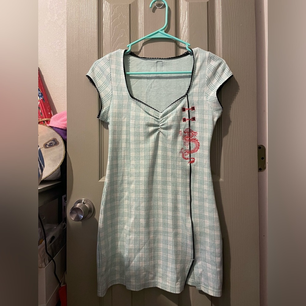 wegangyoung Size S Blue Mini Dress